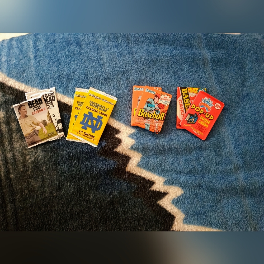 Variety trading cards unopened